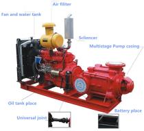 Multistage Type High Pressure Diesel Driven Pump